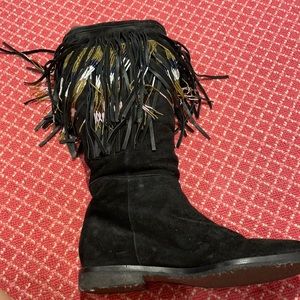 Jimmy Choo fringe boots